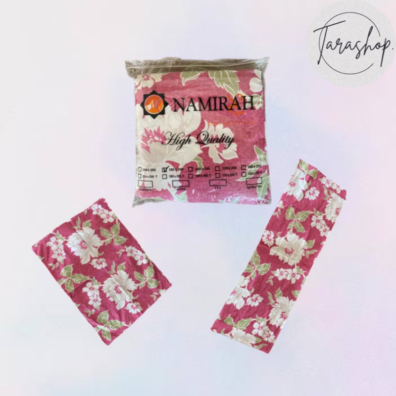 bedcover set  180x200 namirah collection seprei namirah