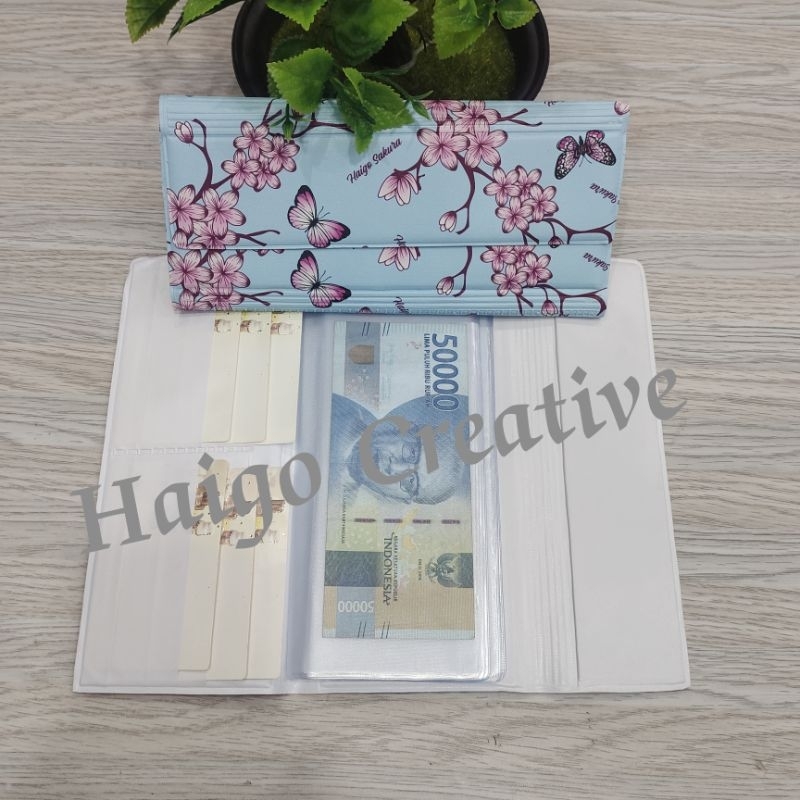 DOMPET DISIPLIN - BUNGA SAKURA PRINT