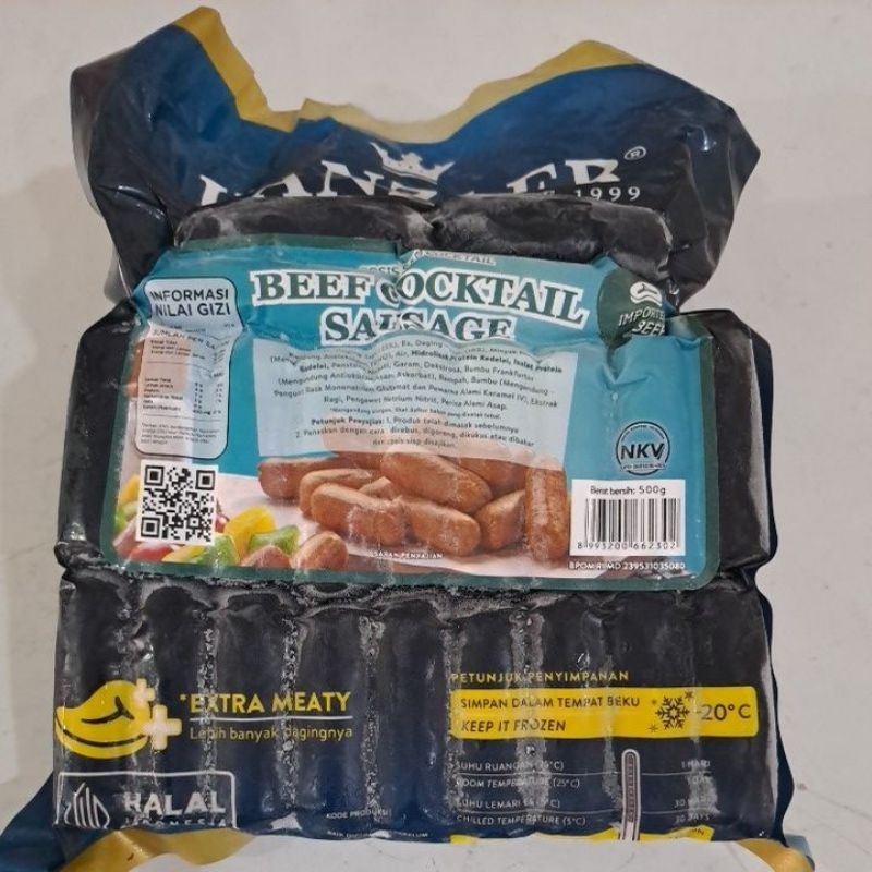 

kanzler beef cocktail sausage 500gr
