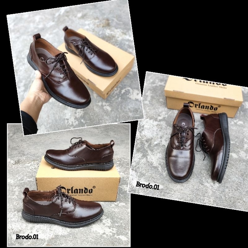 Sepatu Orlando kulit full up sol Brodo 01