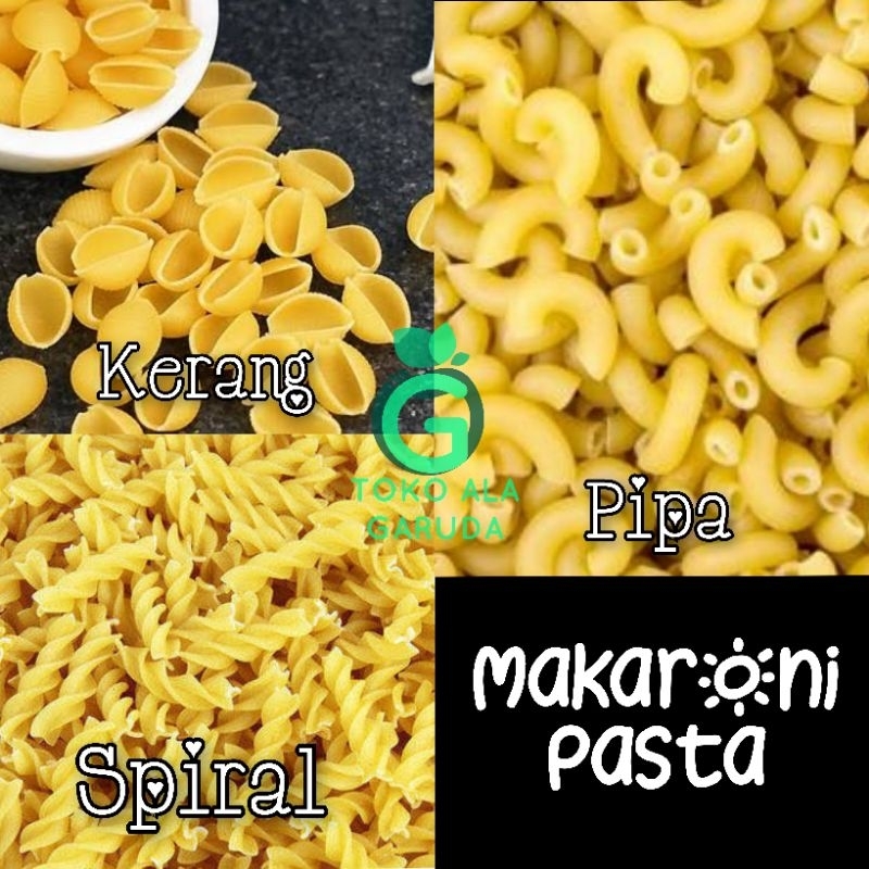 

Makaroni Pasta Pipa Kerang Spiral 200gr