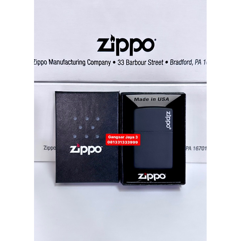 korek zippo original USA 218ZL black matte