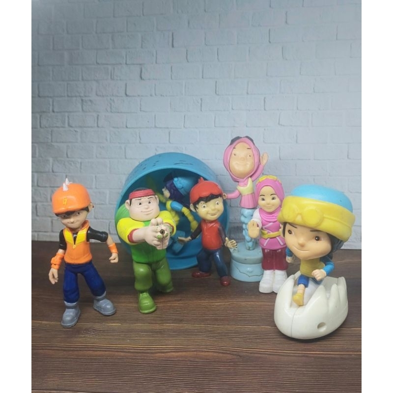 Boboiboy and friend figure, yaya, ying, fang, gopal McD Happy Meal