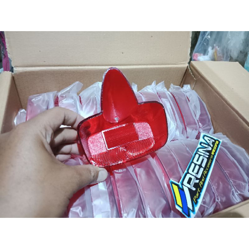 mika stoplamp lampu belakang vespa vbb tahun tua tahun 65 import bagus