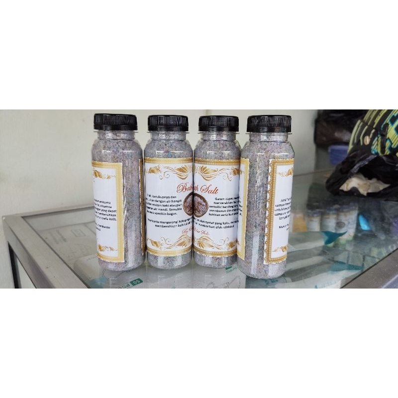 (300gr) Bath Salt Garam Spa Kemasan Botol 250ml Promo Beli 10 Get 1 Free