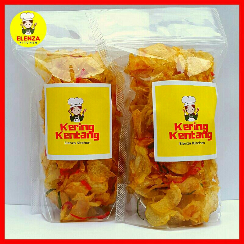 

Kering Kentang Kriuk Pedas Manis 250gr Elenza Kitchen