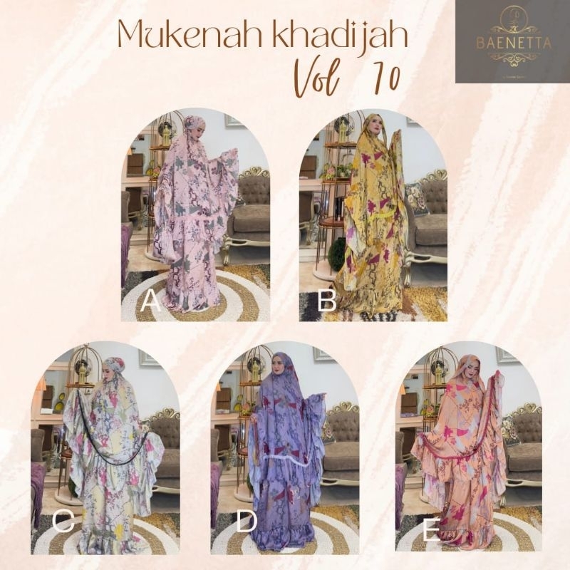mukena khadijah vol 70/71/72 by baenetta
