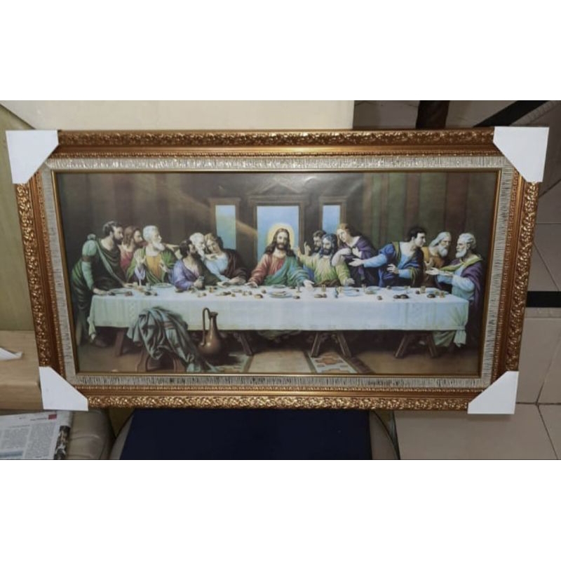 Lukisan Perjamuan Kudus 3 Dimensi