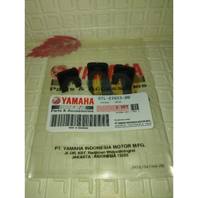 Slider Piece Set Isi 3 Yamaha, Mio Sporty, Mio Soul, Mio Smile. 5TL.