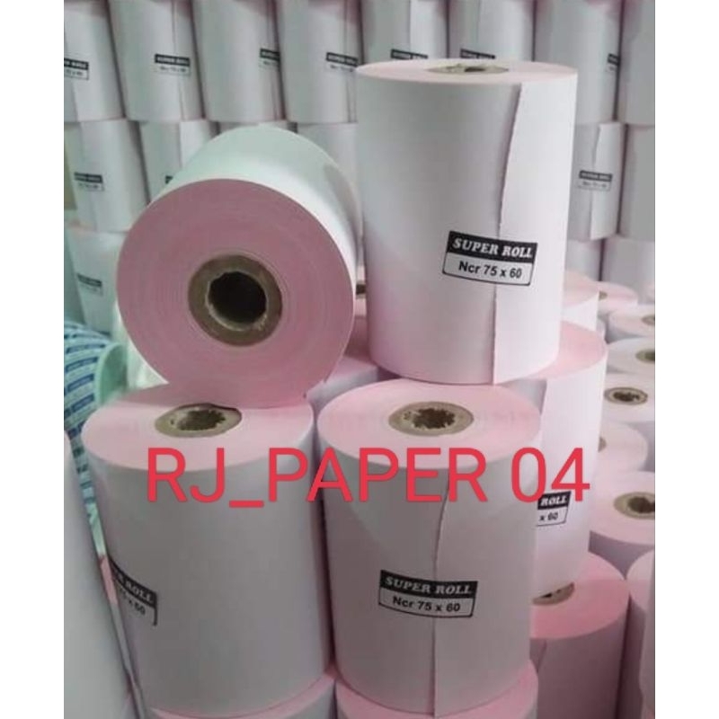 

Kertas Struk Kasir NCR 2 Ply 75x60 Cash Register