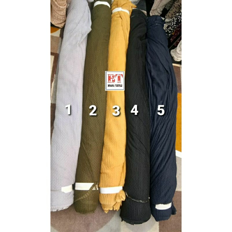 kain tile dot plisket || harga per setengah mtr