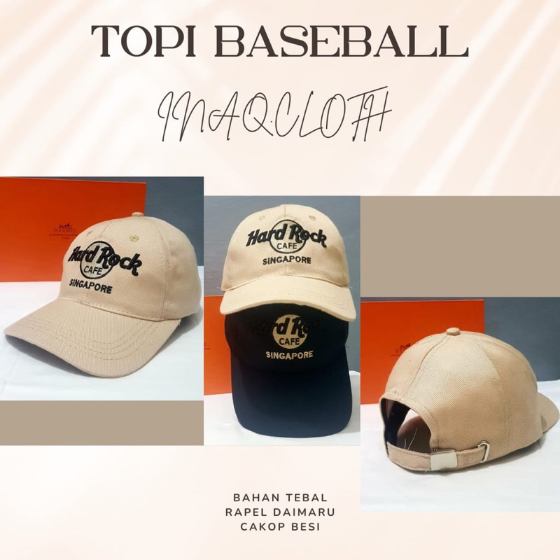 Topi Fashion Pria Wanita Topi Baseball Premium