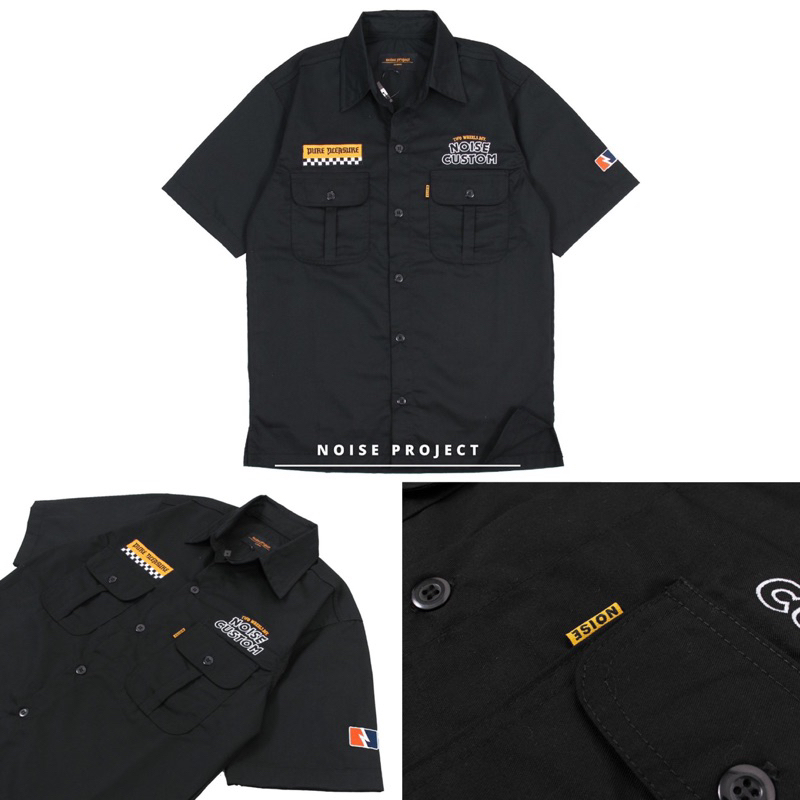 Workshirt Noise Project Kemeja Workshirt Kemeja pria Bata