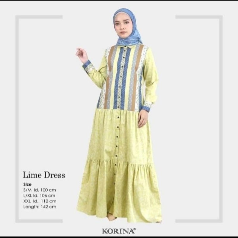 PROMO KORINA LIME DRESS