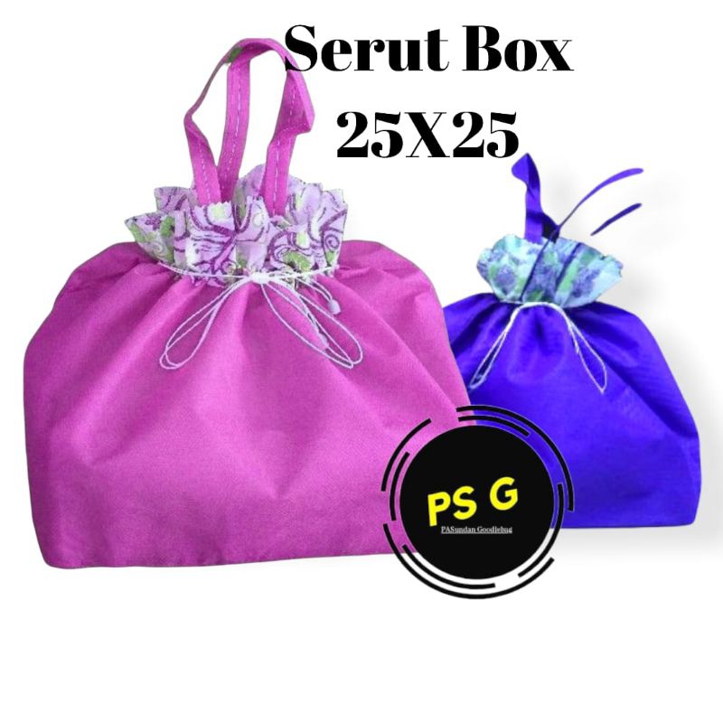 Tas spunbond Serut ukuran 25x25