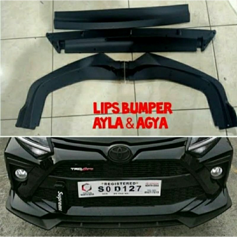 lips bumper mobil agya dan ayla variasi