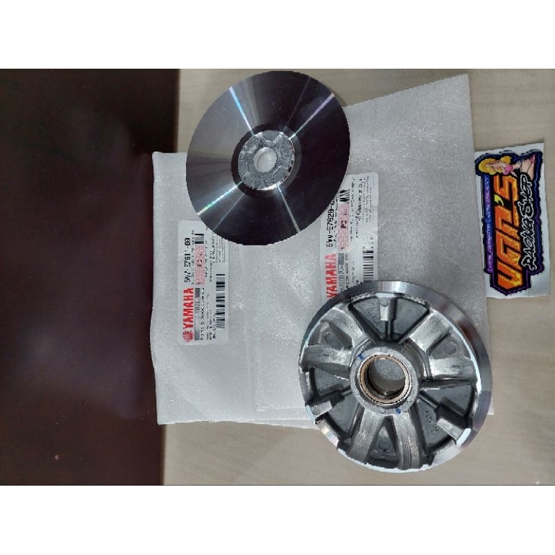 PULLEY CUSTOM RUMAH ROLLER PLUS KIPAS BUBUT CUSTOM RACING MIO SPORTY MIO SMILE