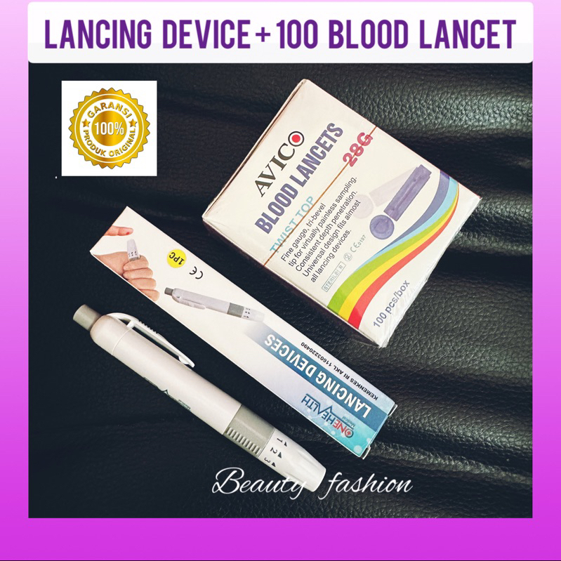 Lancet Device Pen set/Pen lancet/Blood Lancet Alat  pengambil darah