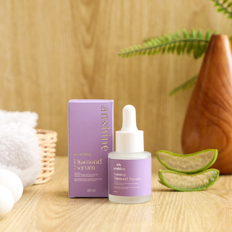 Anshine Hydrating Diamond Serum Serum Glowing Pencerah Serum Diamond Melembabkan Serum niacinamide s
