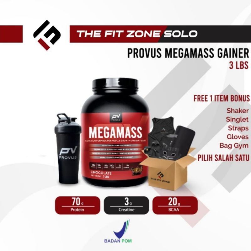 Provus Megamass Gainer 3 Lbs Mass Weigth Gainer