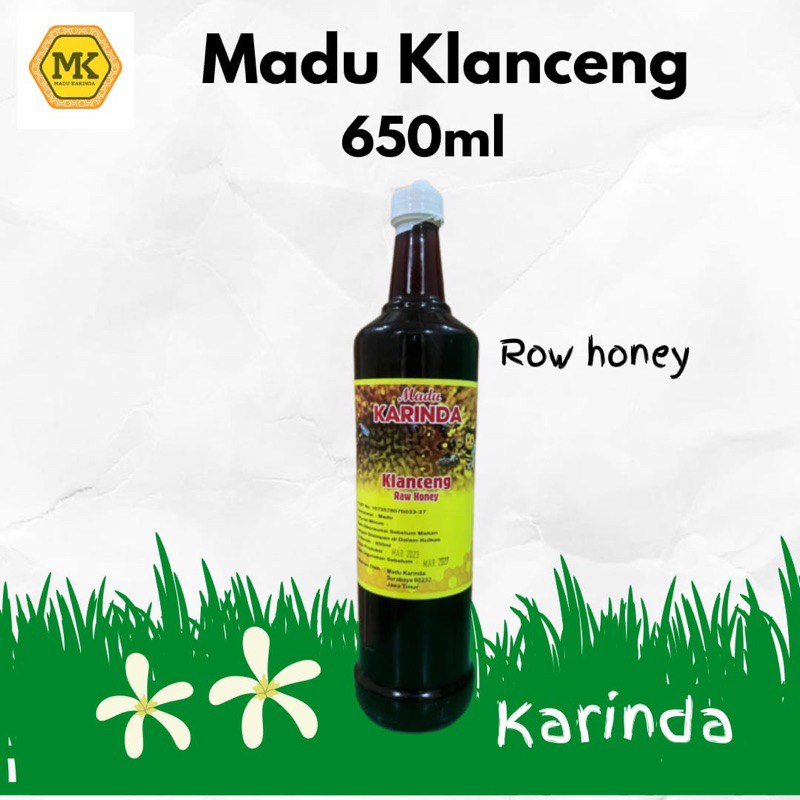 

Karinda Madu Murni Klanceng 650ml Raw honey
