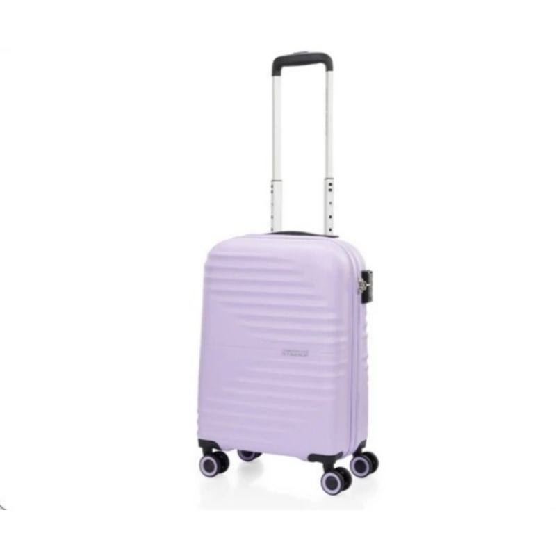 koper american tourister 20inch cabin Twist Waves hardcase- lilac