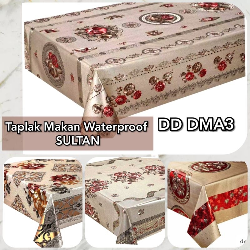 Taplak Meja Makan Plastik Anti Air Meteran Per 1/2 2 3 4 Meter Mewah