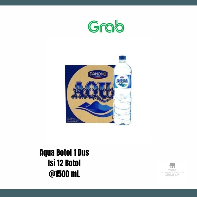 

Aqua dus 1500 ml / Aqua botol karton 1.5 L / Aqua dus 12 pcs 1.5 L