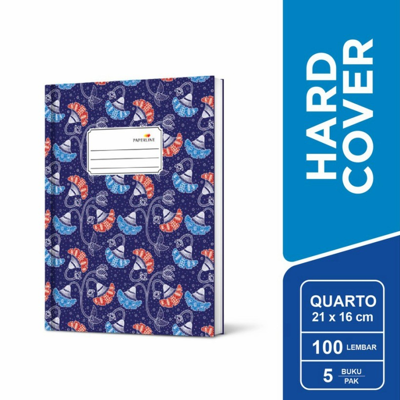 

[1 pcs] Buku Kwarto Kuarto 100 lembar Hard Cover