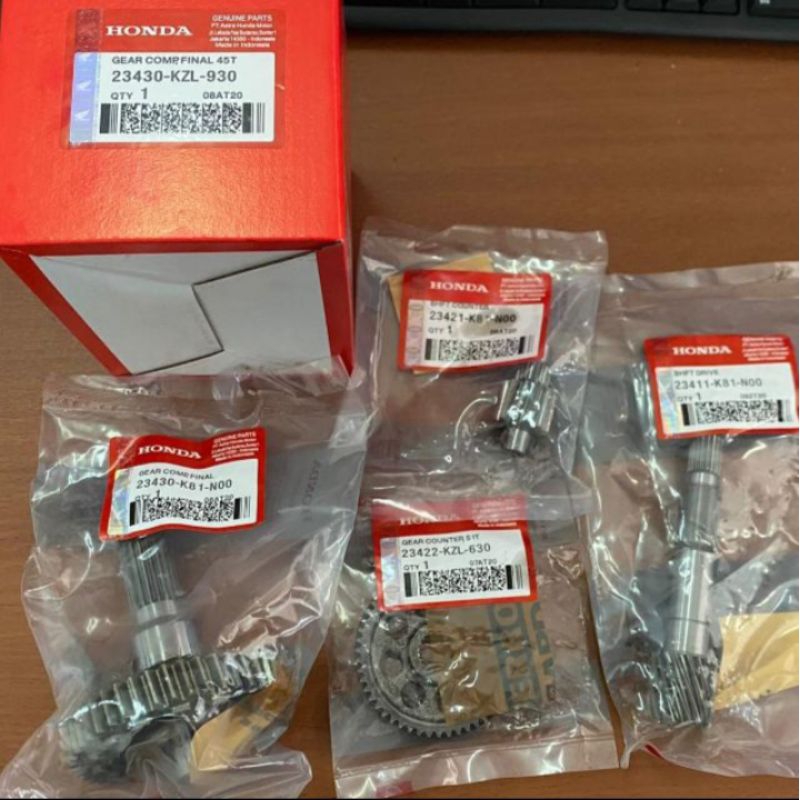 GIGI RASIO SATU SET BEAT FI SCOOPY FI