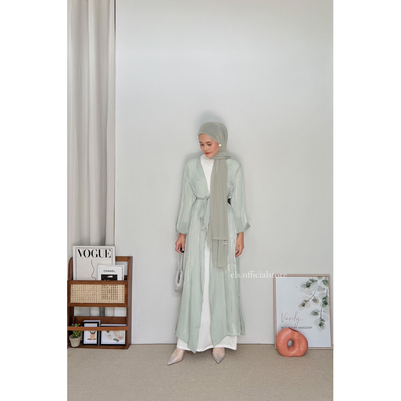 Kinara Outer Shimmer Premium banyak warna ready stock-Outer Lebaran-Outer Ied-Outer kondangan-baju lebaran