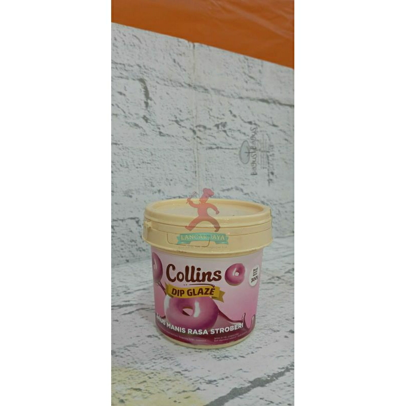 

Collins dip Glaze Mini Strawbery 300gr