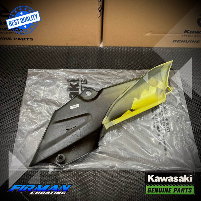 BODY SAMPING HITAM KIRI DAN KANAN NINJA SS KUNING ORIGINAL KAWASAKI • 36001-1563-34N(Kiri) • 36001-1564-34N(Kanan)