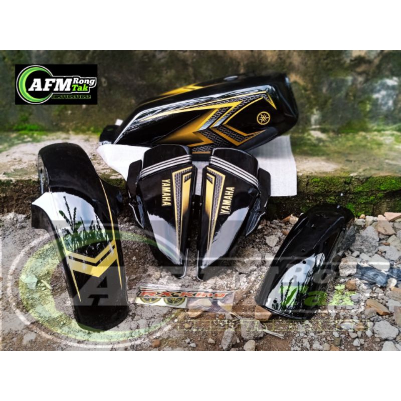 body set rx king paket lengkap rx king full set rx king tahun 2003 se hitam gold