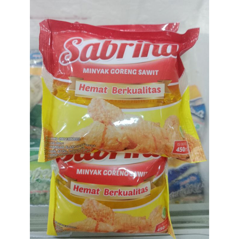 

MINYAK GORENG SABRINA 450ML