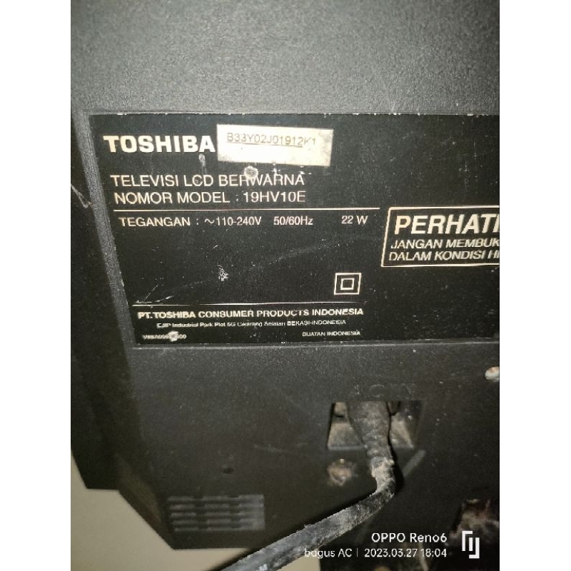 Toshiba 19hv10e