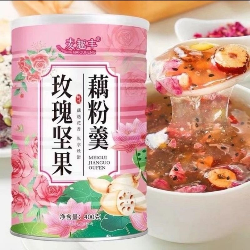 oufen root lotus makanan diet bubuk akar teratai