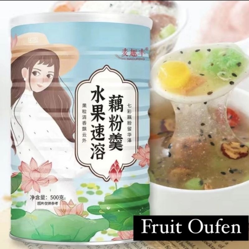 oufen root lotus makanan diet bubuk akar teratai