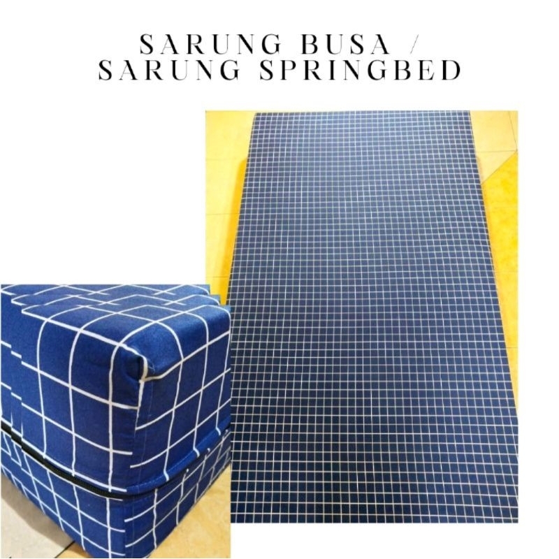 Sarung Busa 90X200X15/100X200/80X200 sprei resleting sarung kasur busa