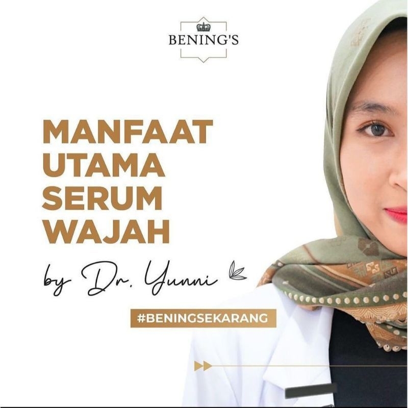 Deluxe Serum Benings Clinic Serum Anti Aging Bening's By Dr.Oky Pratama Bening