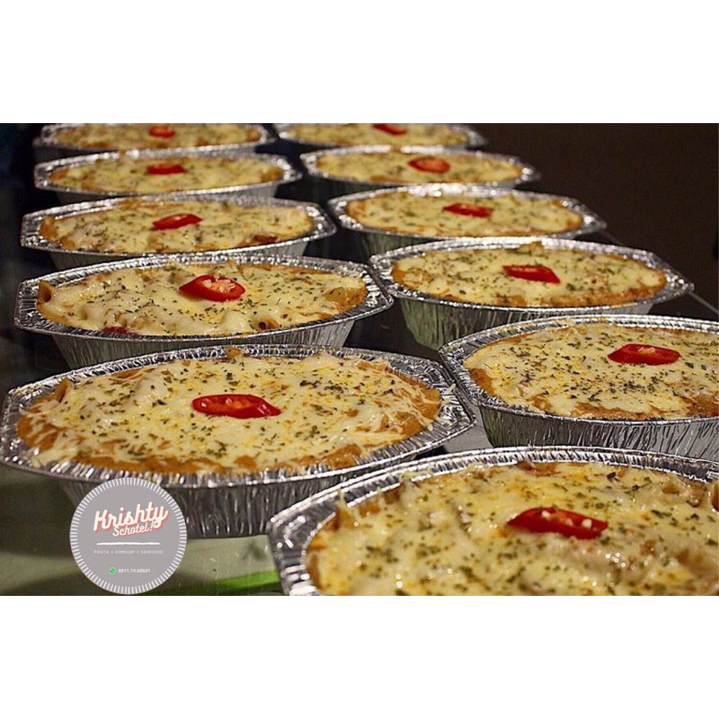 

BAKED CREAMY PENNE - XS (22x12cm oval)