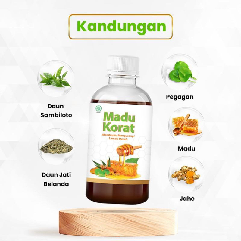 

Paket 3Botol Madu Korat Original Bpom Asli