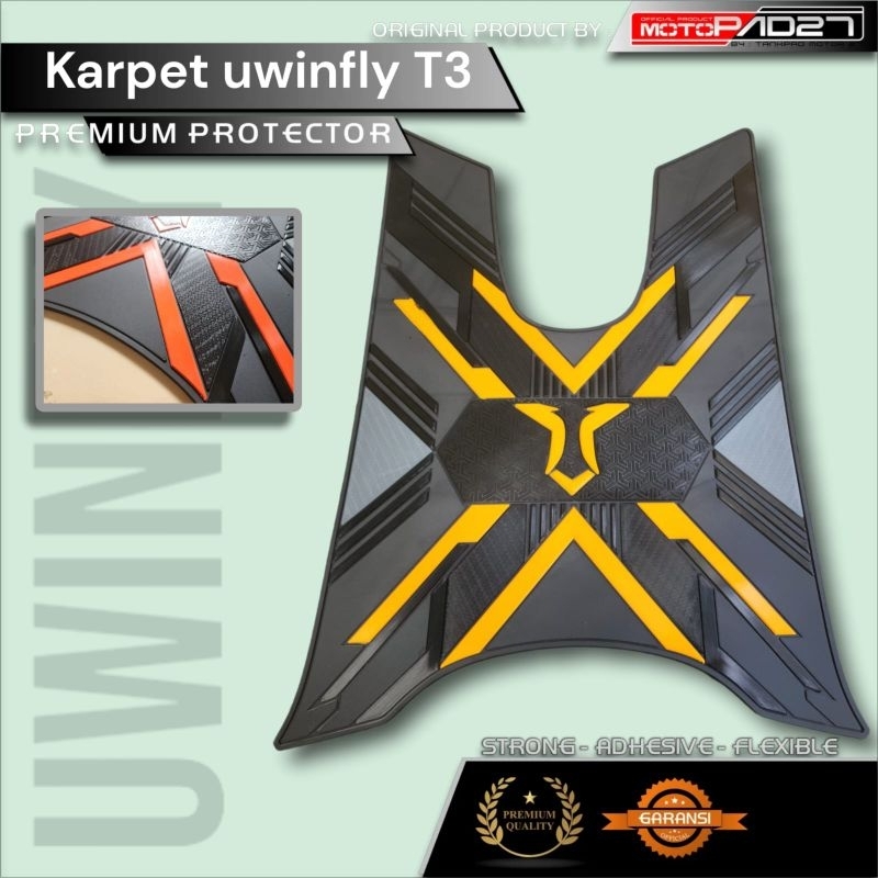 Karpet Motor listrik uwinfly T3, T3s , T3Pro , Karpet Pijakan kaki motor listrik uwinfly T3 , T3 S, 