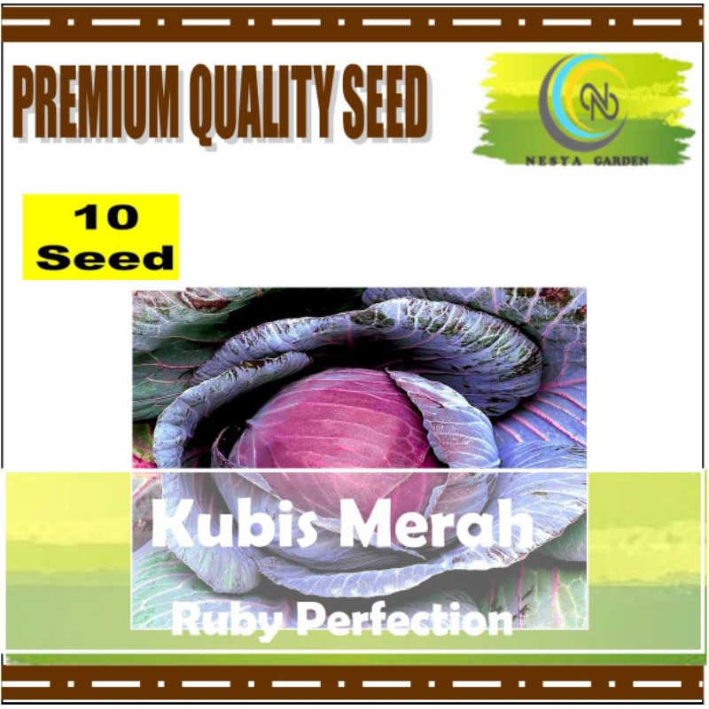 10 Benih Kubis Merah Kubis Ungu Ruby Perfectiion Takii Seed