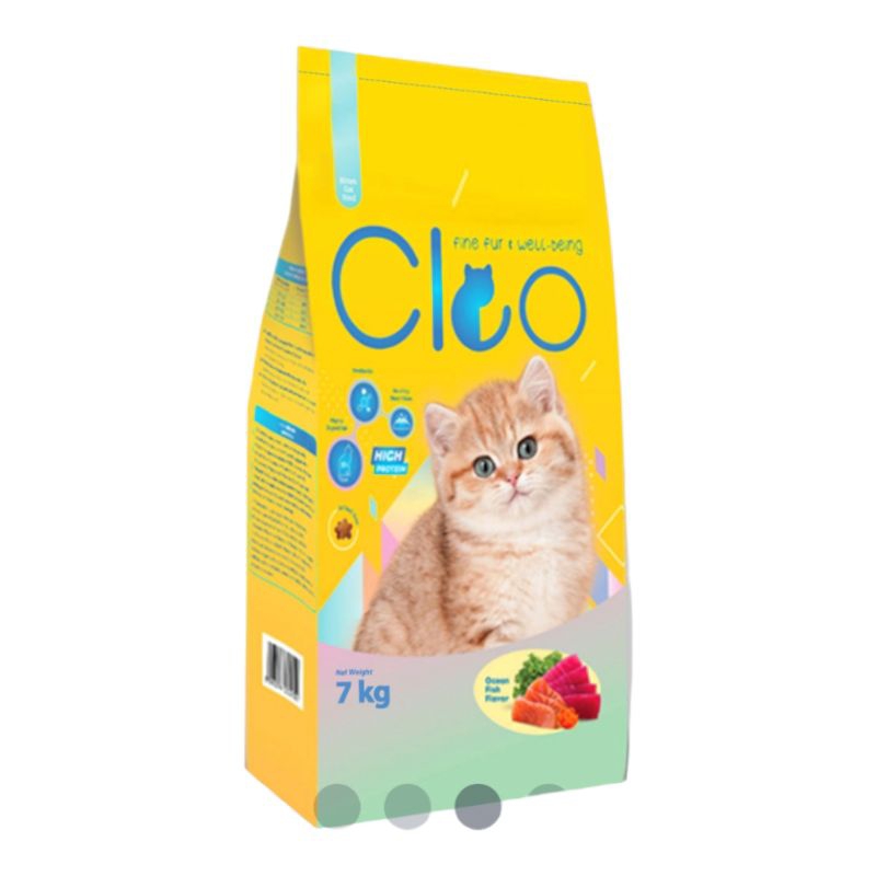 Makanan Kucing Cleo Kitten 7kg Cat Food - Ocean Fish