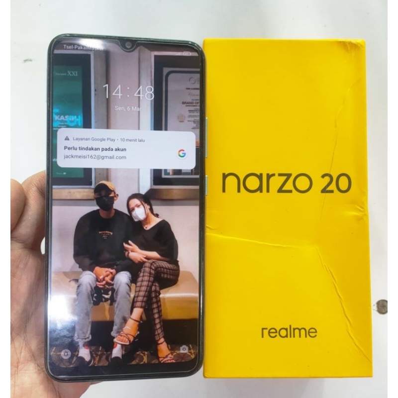 HP SEKEN REALME NARZO 20 RAM 4