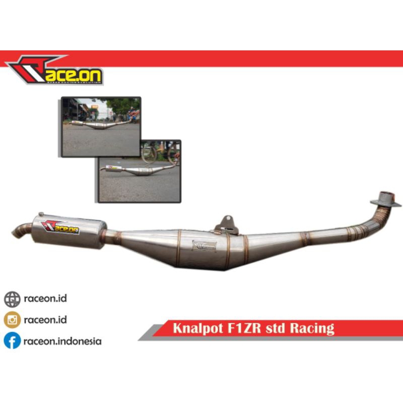 Knalpot Underbone Fiz R Rcb Rob1 Knalpot Racing Force One Standar Bahan Full Stainles Original Auto 