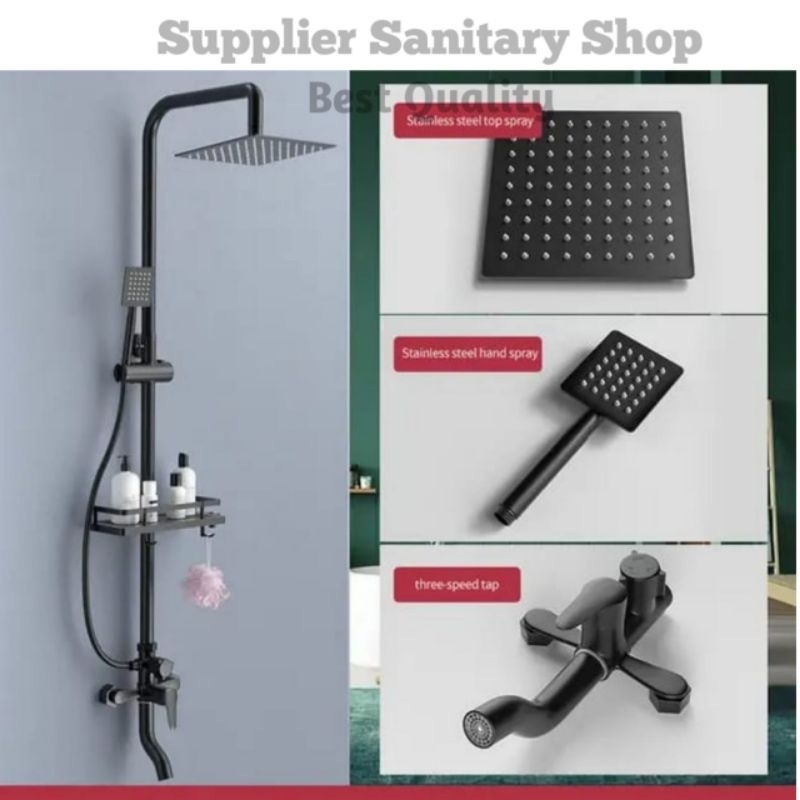 Shower Column set kran panas dingin/shower tiang panas dingin/shower mandi/kran panas dingin