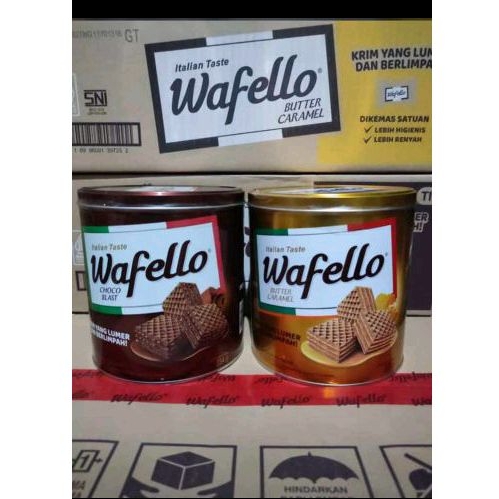 

wafello wafer coklat kaleng butter caramel murah free ongkir