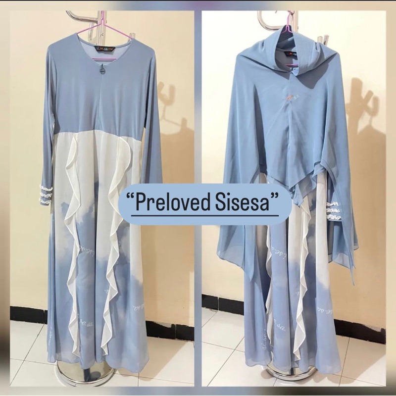 preloved set sisesa/preloved sisesa/sisesa dress/ sisesa/fashion sisesa/khimar sisesa/gamis sisesa